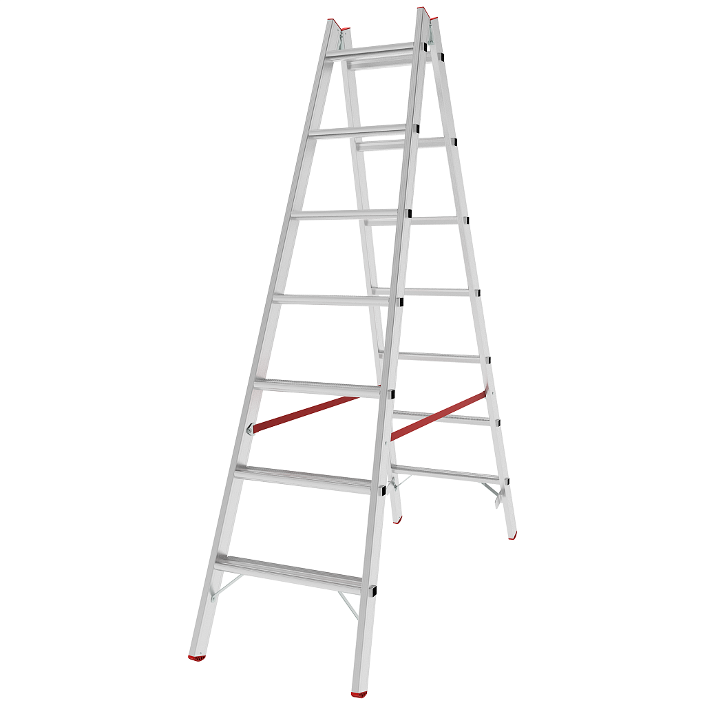 Алюминиевая стремянка со ступенями 80 мм NV 5120