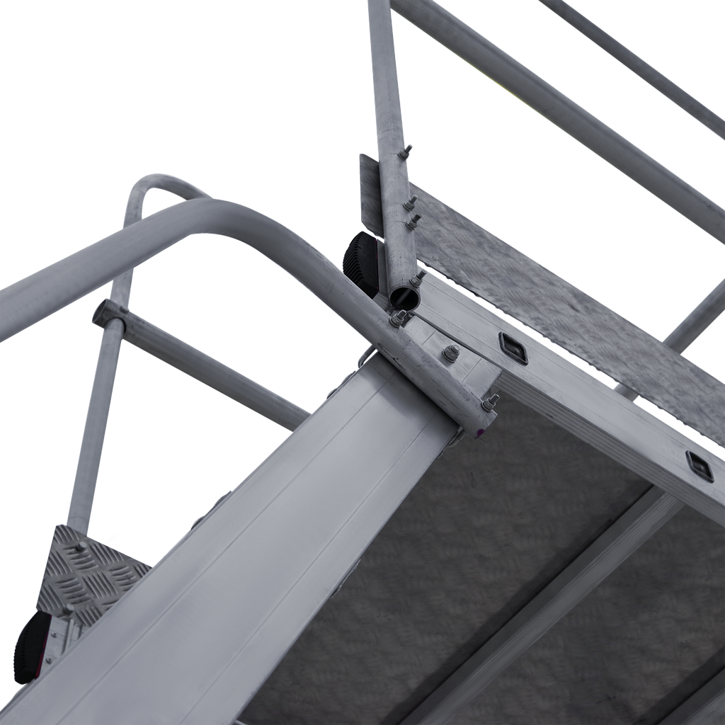 Лестница-подмости с платформой передвижная неразборная NV 8000026