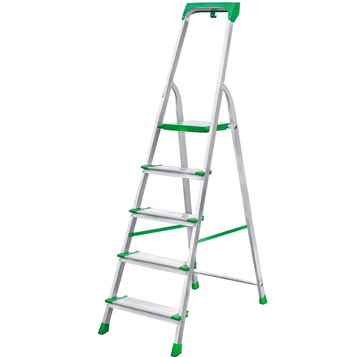 Алюминиевая стремянка с органайзером и ст. 130 мм NV 2118