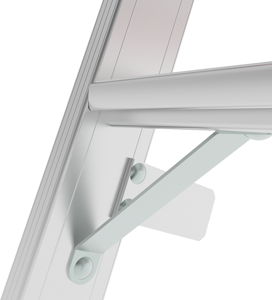 Алюминиевая стремянка со ступенями 80 мм NV 5120