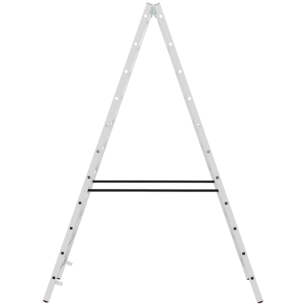 Алюминиевая стремянка со ступенями 30 мм NV 5123
