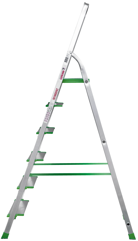Алюминиевая стремянка со ступенями 130 мм NV 2117