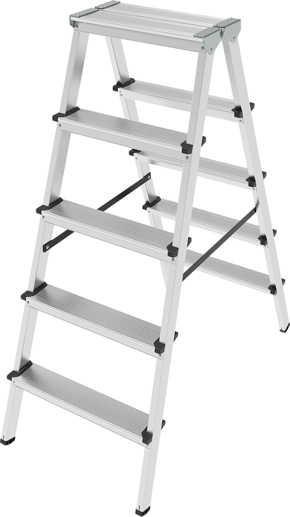 Алюминиевая стремянка, ступени 80 мм NV 1120