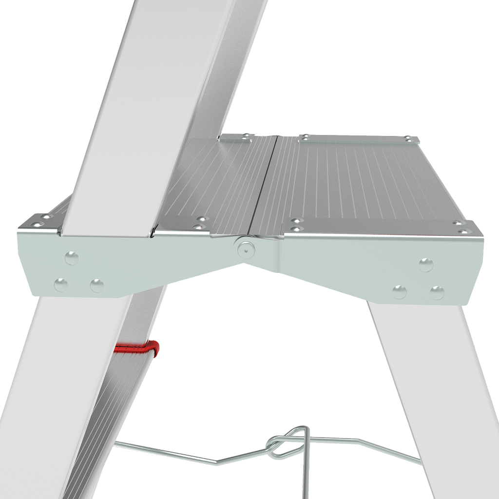 Стремянка с органайзером и ступенями 80 мм NV 3135