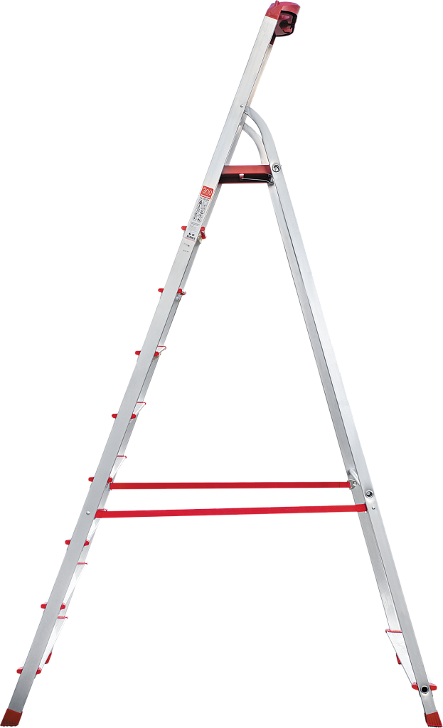 Анодированная стремянка с органайзером и ст. 80 мм NV 3115А