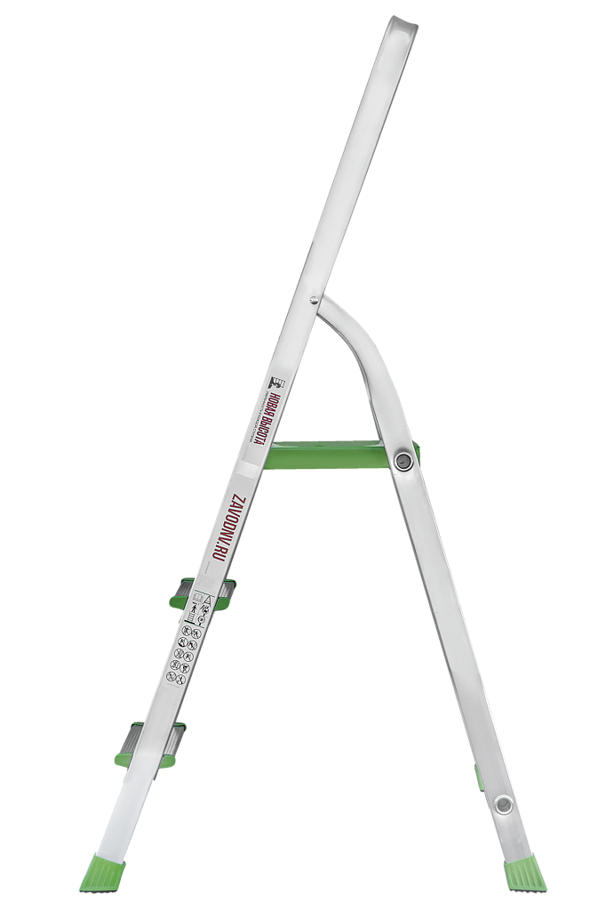 Алюминиевая стремянка со ступенями 80 мм NV 2110