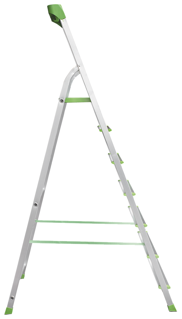Алюминиевая стремянка с органайзером и ст. 80 мм NV 2115