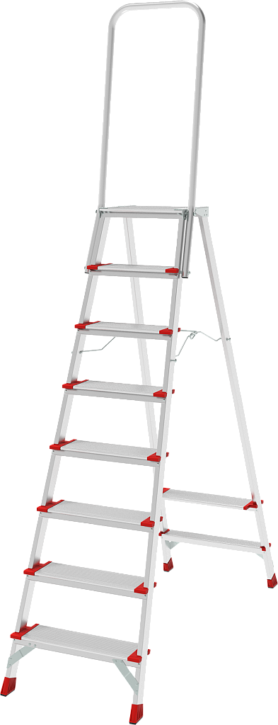Анодированная стремянка с высокой дугой, ст. 130 мм NV 3139А