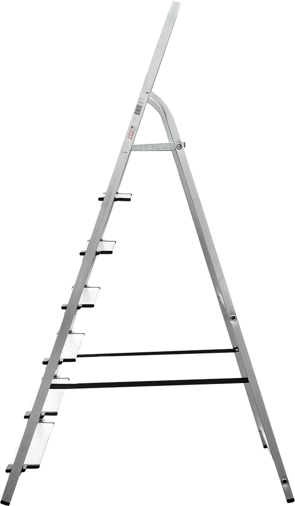 Алюминиевая стремянка со ступенями 130 мм NV 1117