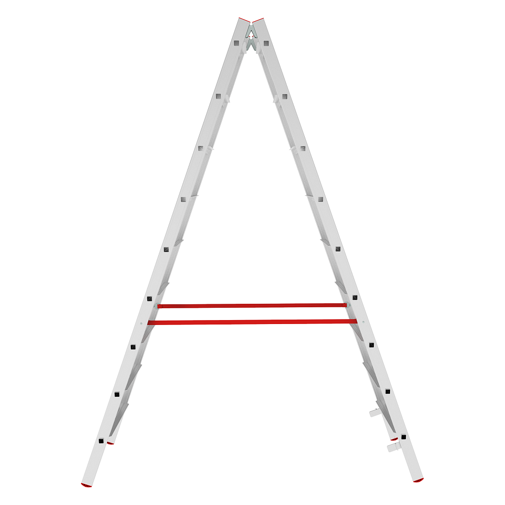 Алюминиевая стремянка со ступенями 80 мм NV 5120