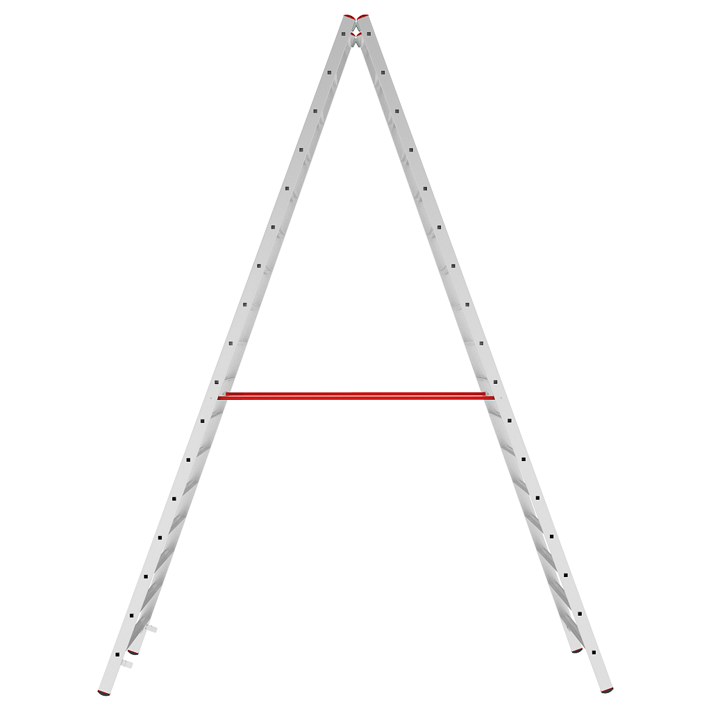 Алюминиевая стремянка со ступенями 80 мм NV 5120