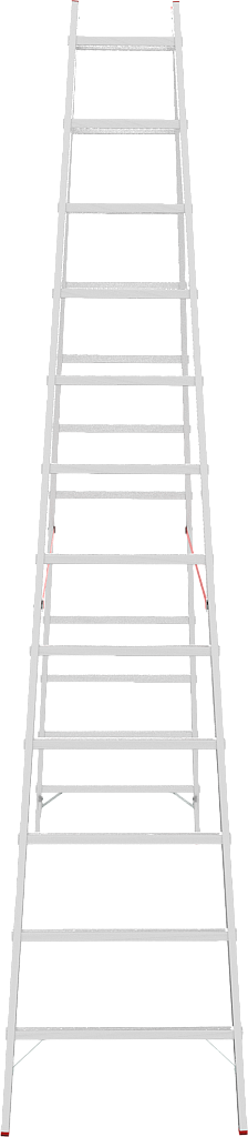 Алюминиевая стремянка со ступенями 30 мм NV 5123