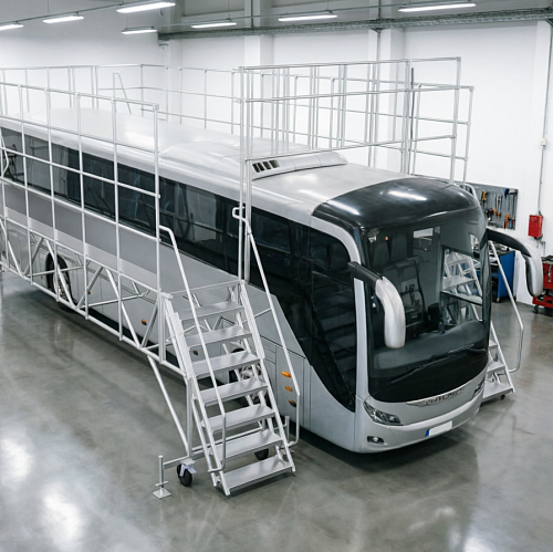 Мобильные платформы для сервисного обслуживания авто и ж/д транспорта