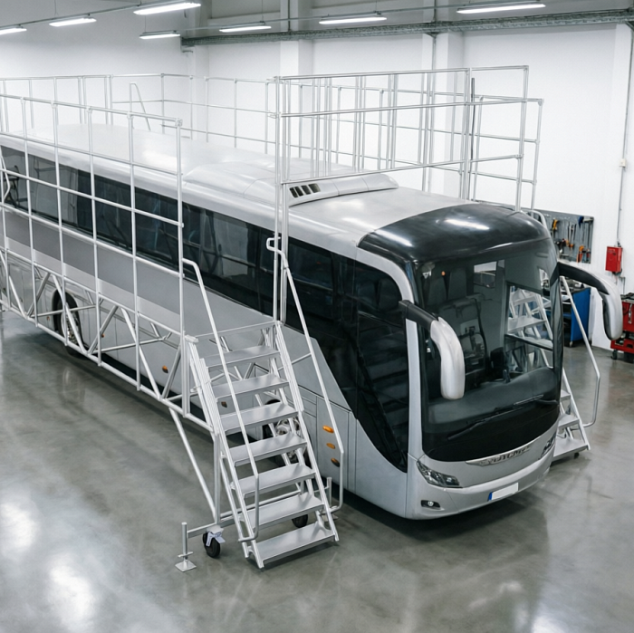 Мобильные платформы для сервисного обслуживания авто и ж/д транспорта