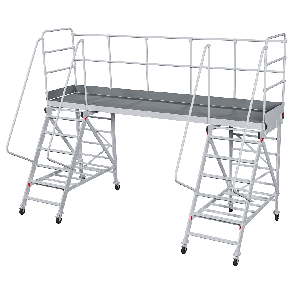 Лестницы с переходами над производственными линиями