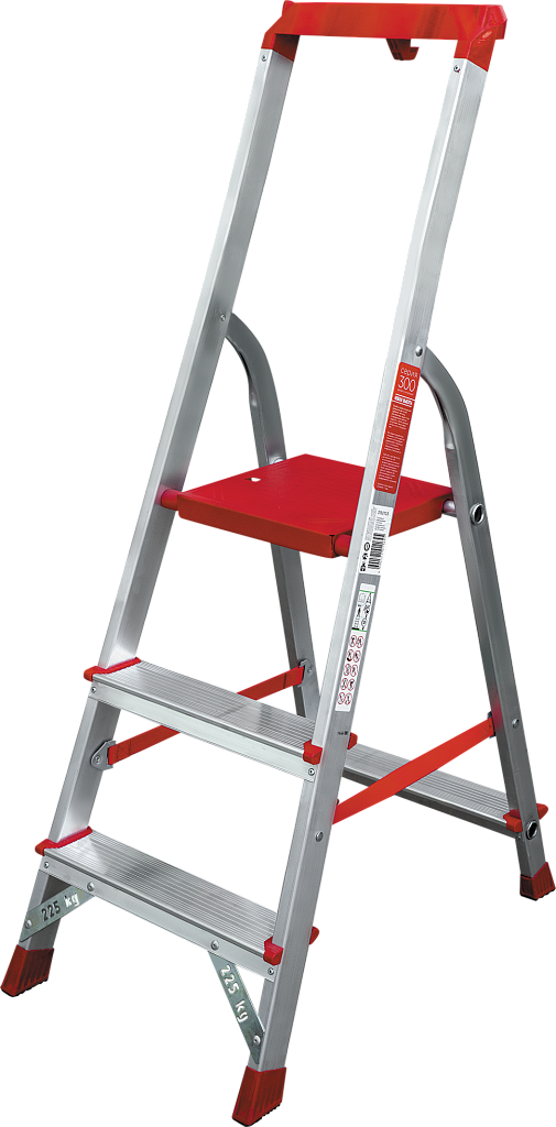 Стремянка с органайзером и ступенями 80 мм NV 3115