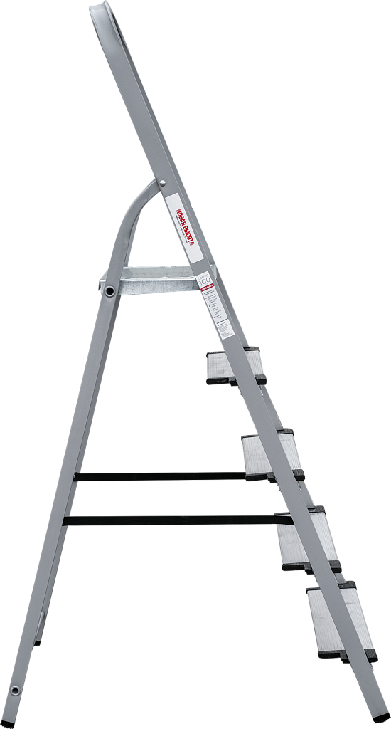 Стальная стремянка с алюминиевыми ступенями 130 мм NV 1137