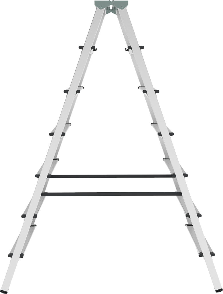 Алюминиевая стремянка, ступени 80 мм NV 1120