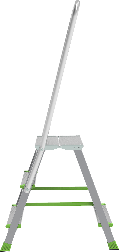 Стремянка стальная с алюминиевыми ступенями 80 мм NV 2136