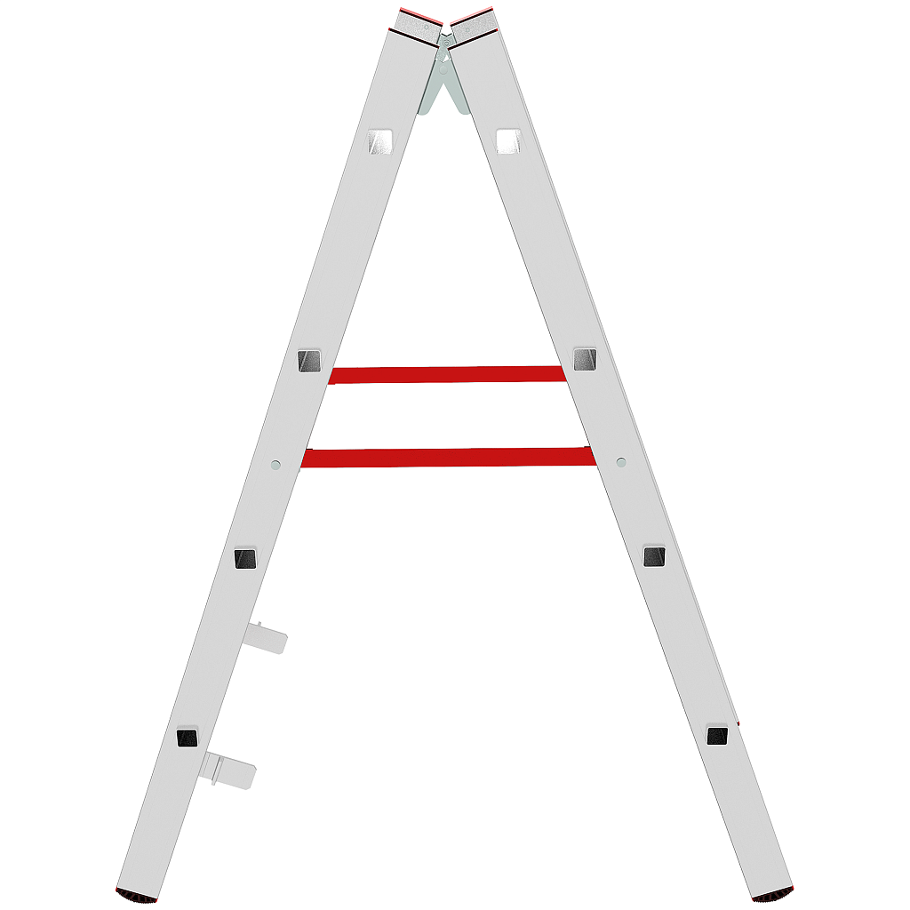 Алюминиевая стремянка со ступенями 30 мм NV 5123