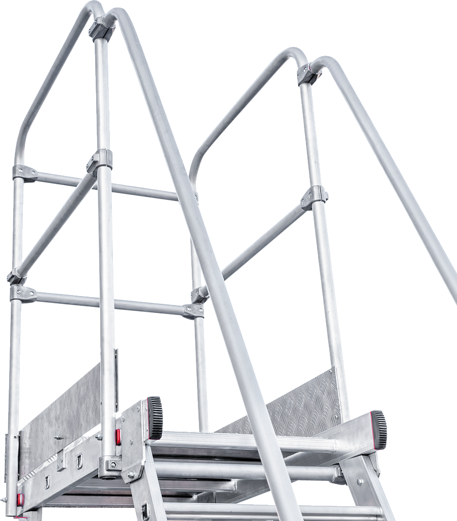 Лестница односторонняя с платформой NV 5510