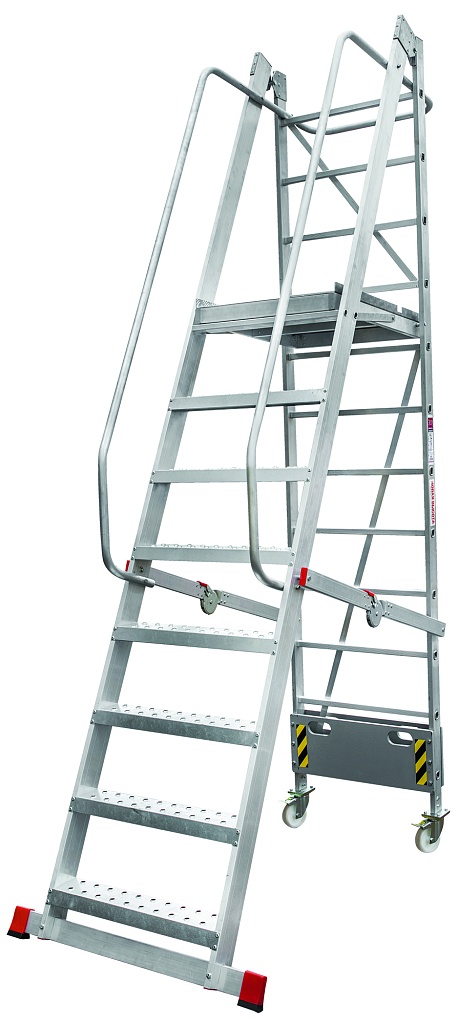 Лестница складная с платформой NV 3540