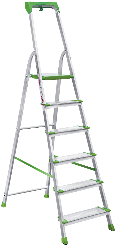 Алюминиевая стремянка с органайзером и ст. 130 мм NV 2118