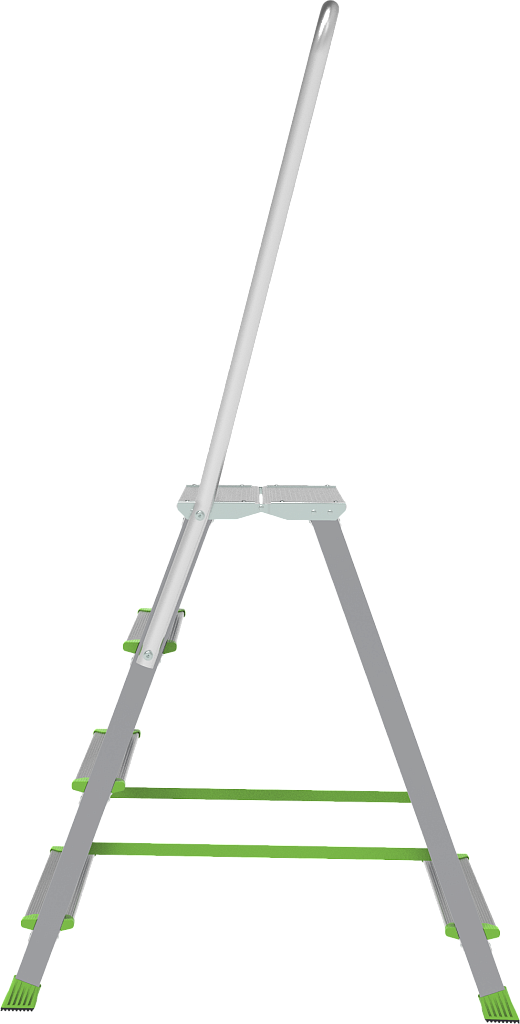 Стремянка стальная с алюминиевыми ступенями 80 мм NV 2136