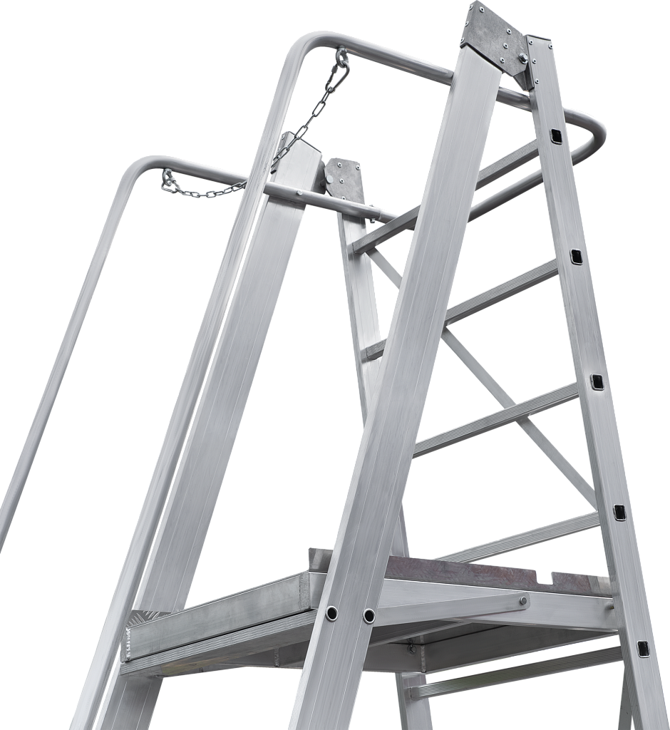 Лестница передвижная складная с площадкой 1,9 м NV 8000044