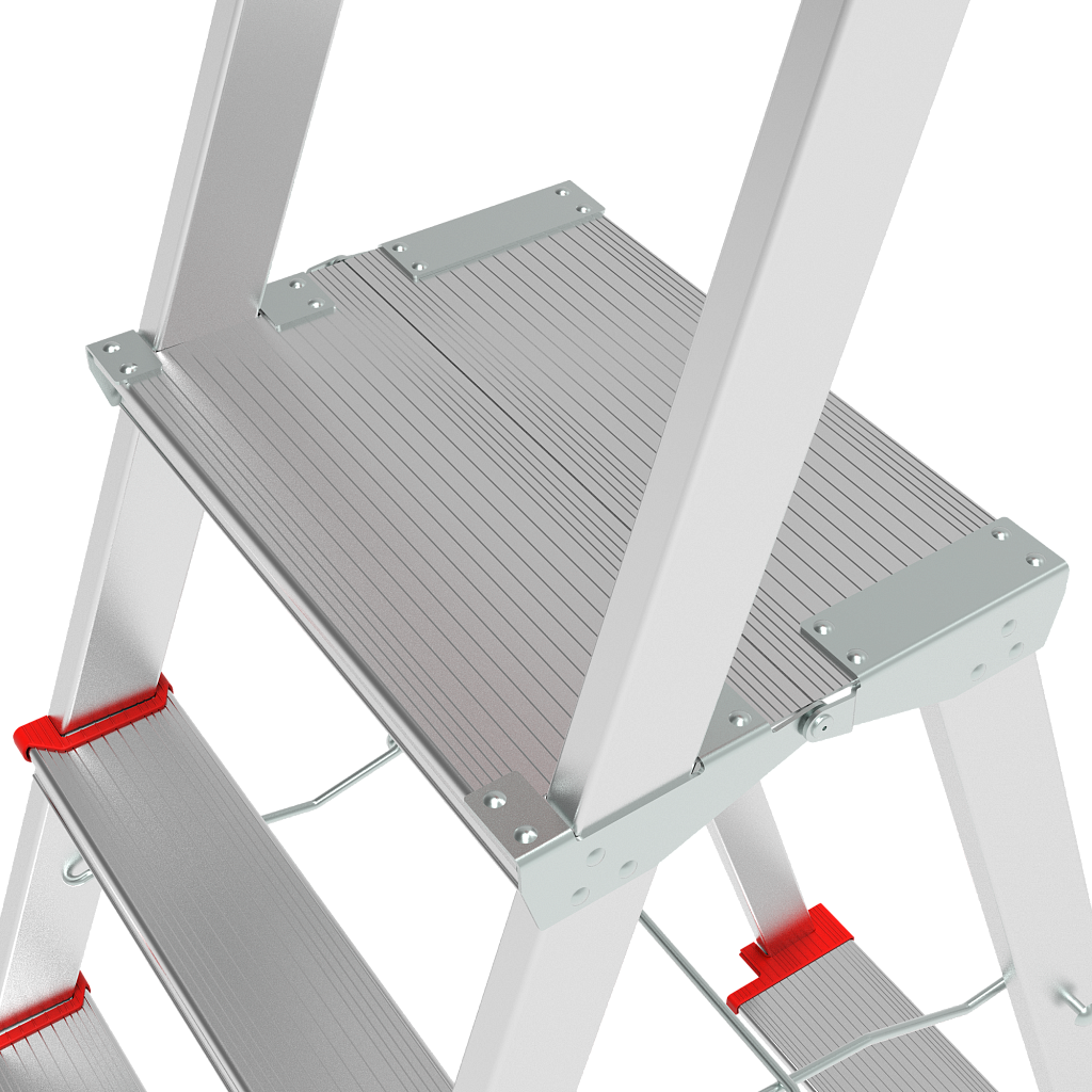 Стремянка с органайзером и ступенями 80 мм NV 3135