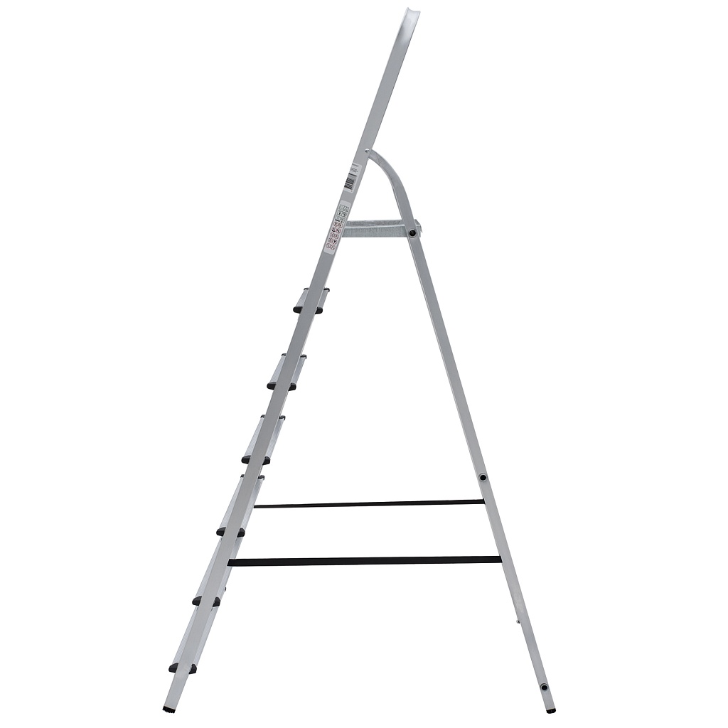 Алюминиевая стремянка со ступенями 80 мм NV 1110