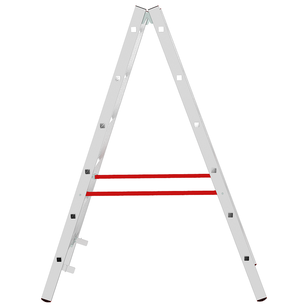 Алюминиевая стремянка со ступенями 30 мм NV 5123