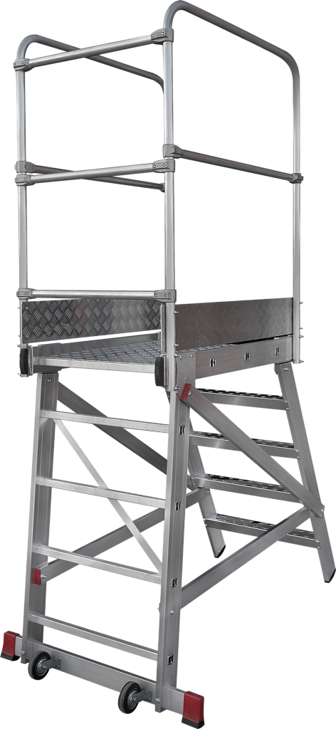 Лестница передвижная с площадкой высотой 1,2 м NV 8000029