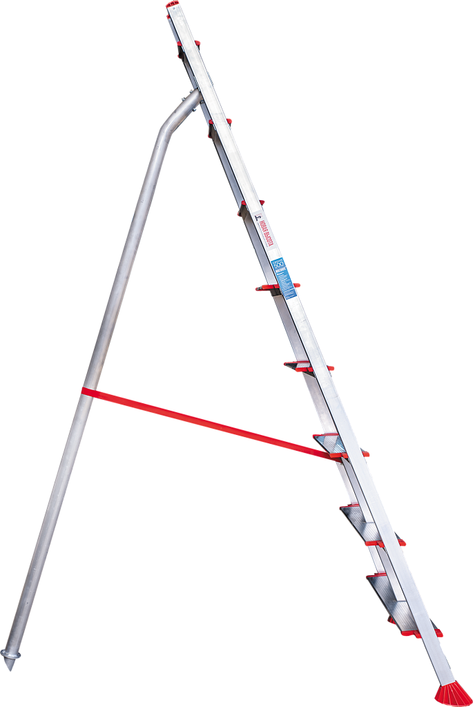 Садовая стремянка, ступени 130 мм, телескопический упор NV 3197 
