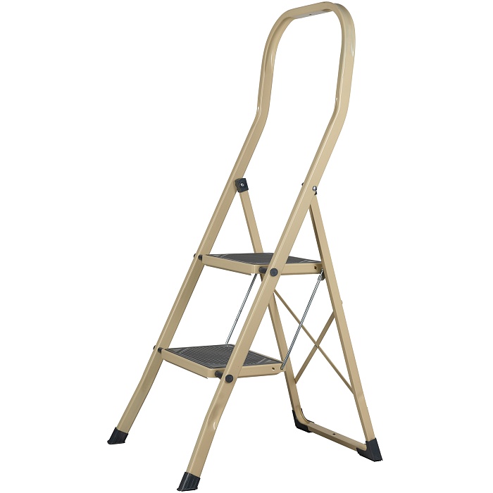 Стремянка стальная Надёжа 1159, ступени с накладками 300х200 мм, дуга 600 мм