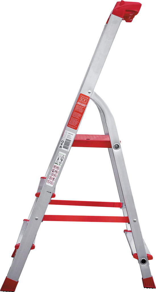 Стремянка с органайзером и ступенями 80 мм NV 3115