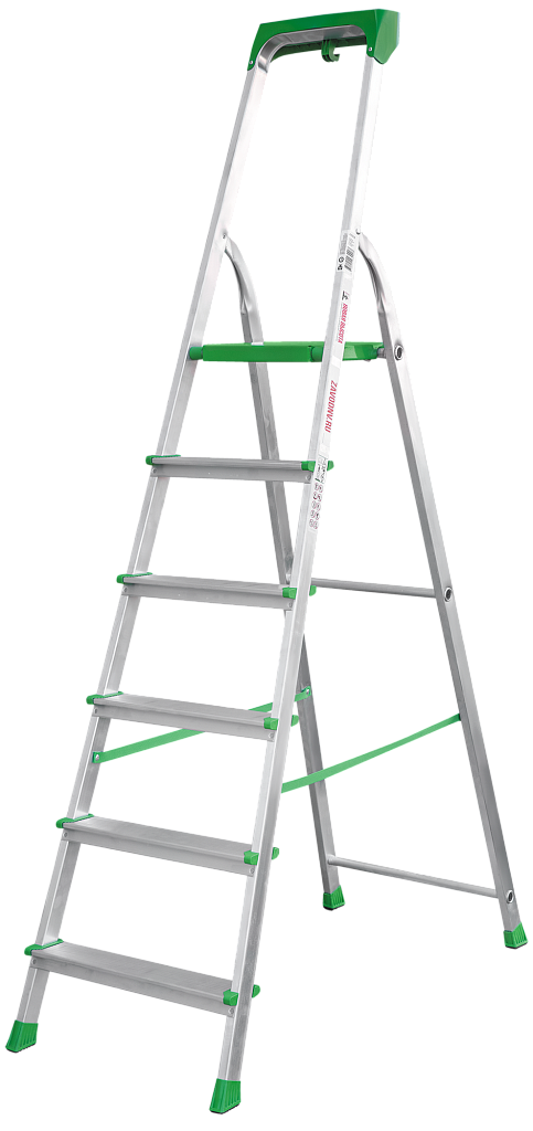 Алюминиевая стремянка с органайзером и ст. 80 мм NV 2115