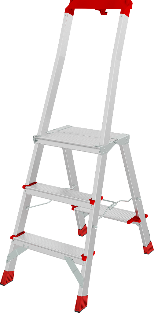 Стремянка с органайзером и ступенями 80 мм NV 3135