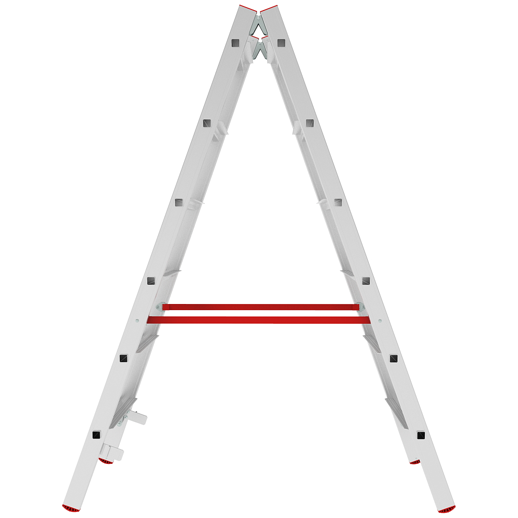 Алюминиевая стремянка со ступенями 80 мм NV 5120