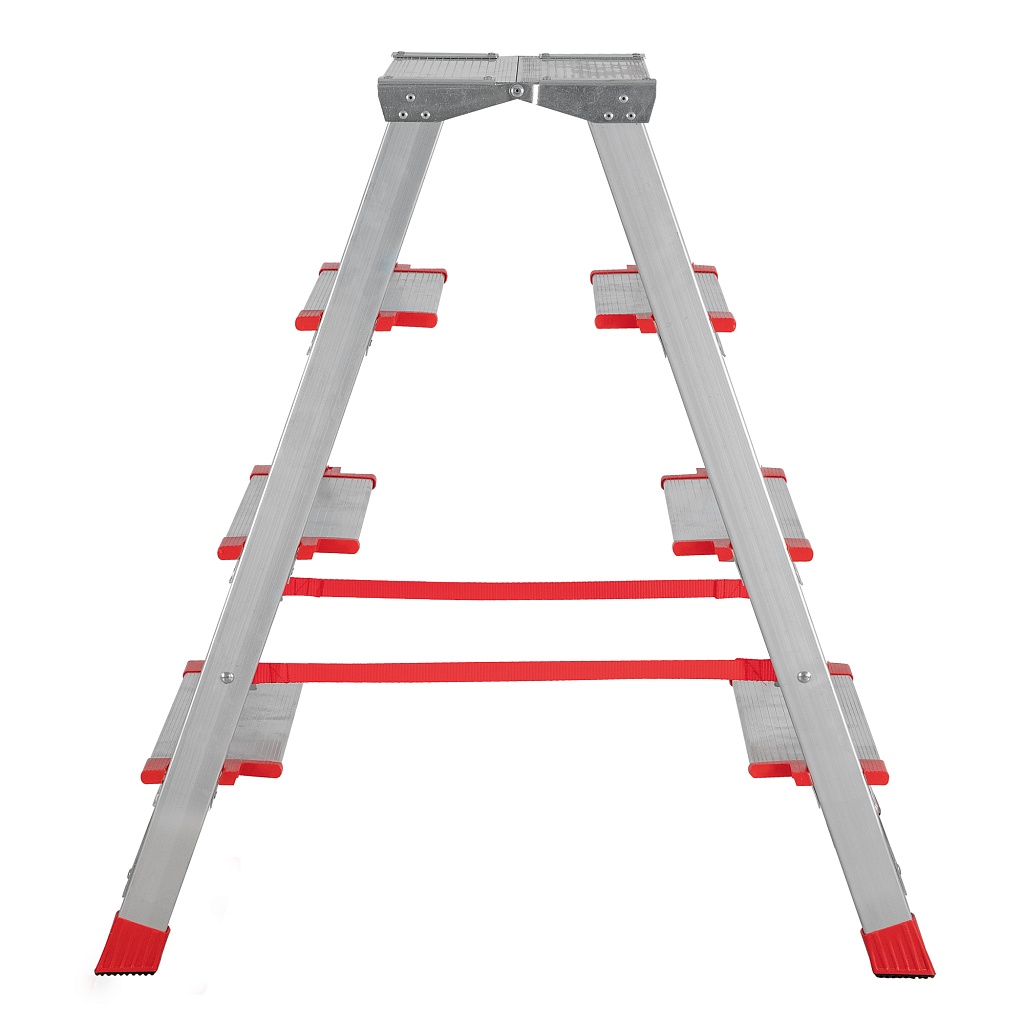 Алюминиевая стремянка со ступенями 130 мм NV 3127