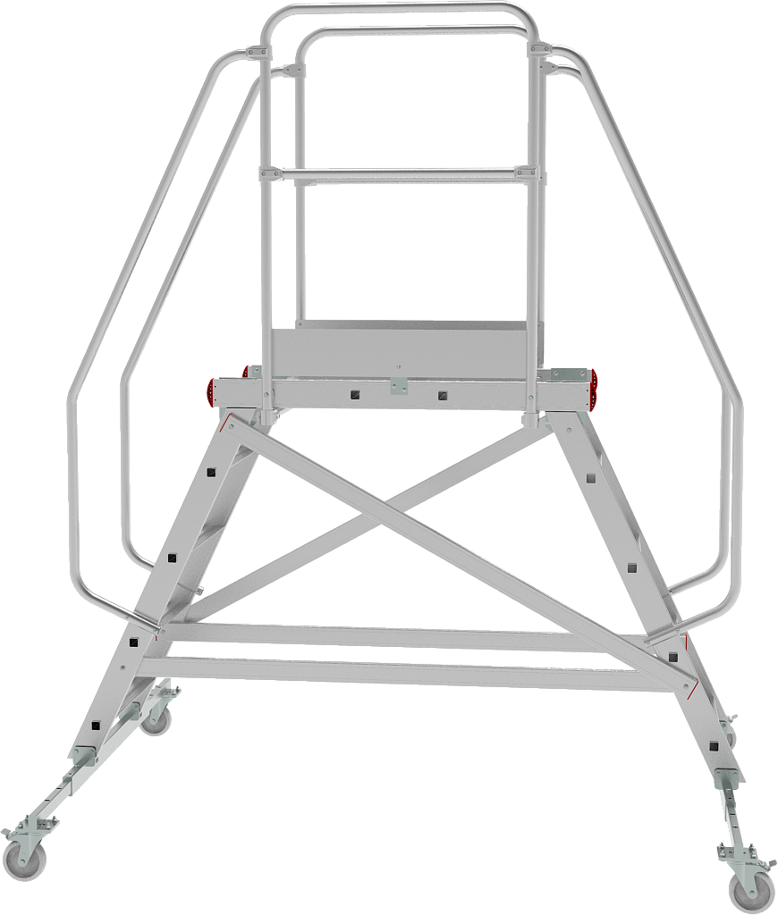 Двухсторонняя лестница с платформой NV 5520