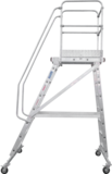 Industrial mobile scaffold ladder with platform NV5510 sku 5510108