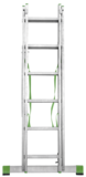 Two-section aluminium multipurpose ladder NV2220 sku 2220206