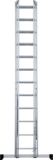 Three-section aluminum multipurpose ladder NV1230 sku 1230312