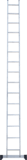 Лестница алюминиевая приставная NV 1210 артикул 1210115