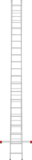 Two-section aluminium multipurpose ladder NV2220 sku 2220221