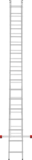 Two-section aluminium multipurpose ladder NV2220 sku 2220217