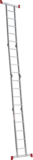 Лестница-трансформер алюминиевая, ширина 340 мм NV2320 артикул 2320245