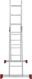Лестница-трансформер алюминиевая, ширина 340 мм NV2320 артикул 2320234