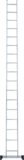 Single-section aluminium leaning ladder NV1210 sku 1210117